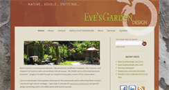 Desktop Screenshot of evesgardendesign.com